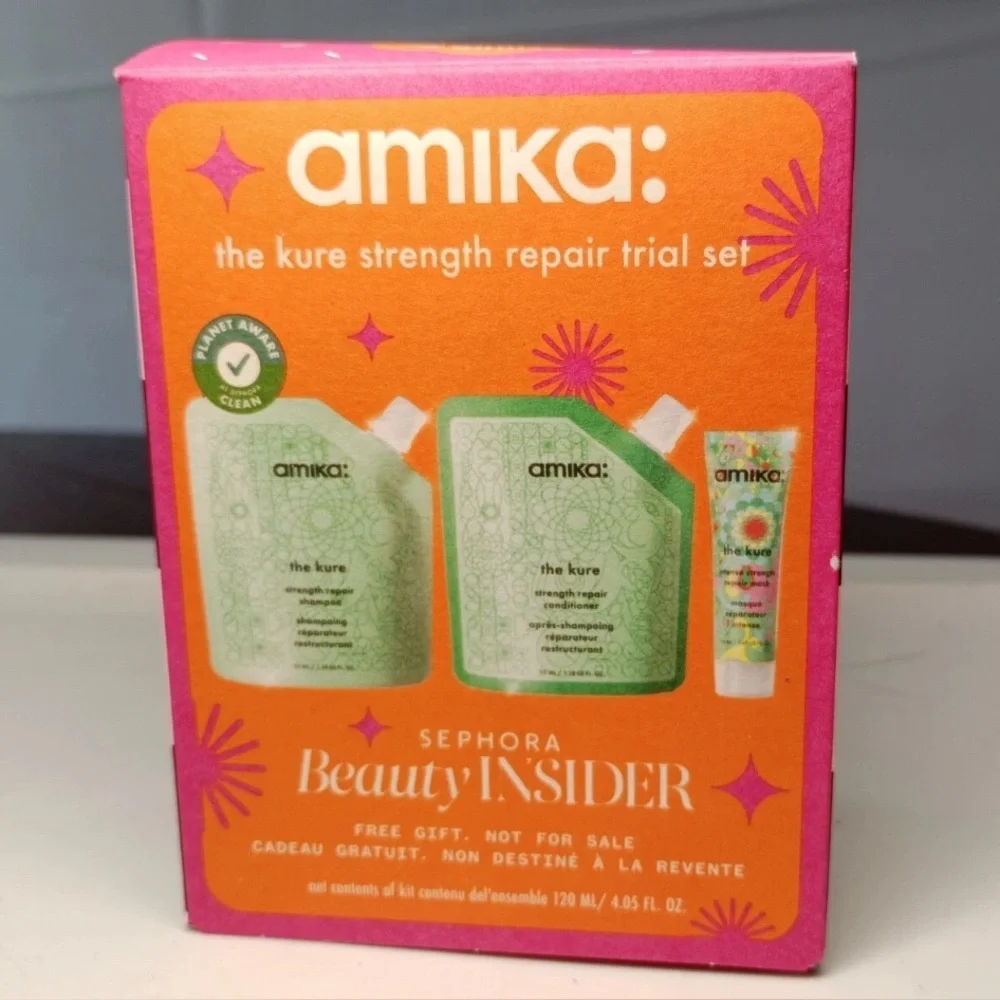 SEPHORA AMIKA THE KURE STRENGTH REPAIR SET FROM SEPHORA BRAND NEW IN BOX
